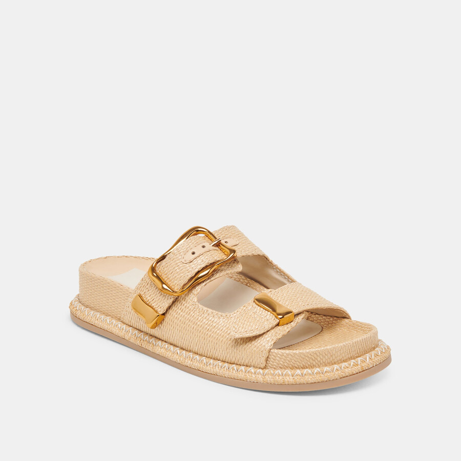 sevana sandalen lt natural raffia