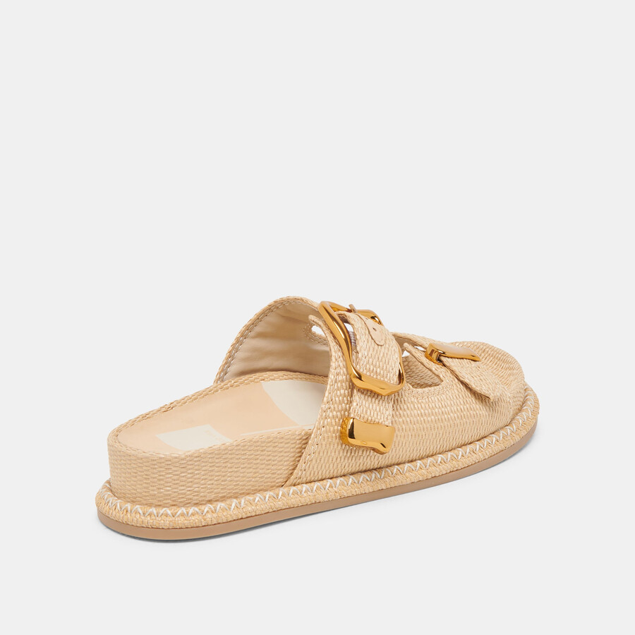 sevana sandalen lt natural raffia