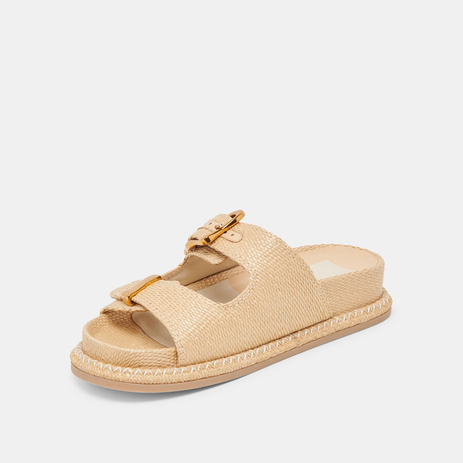 sevana sandalen lt natural raffia
