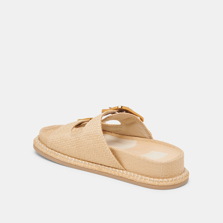 sevana sandalen lt natural raffia