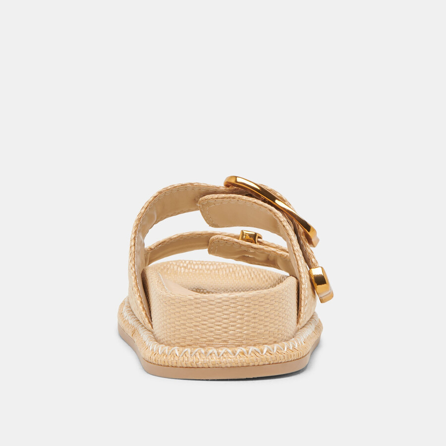 sevana sandalen lt natural raffia