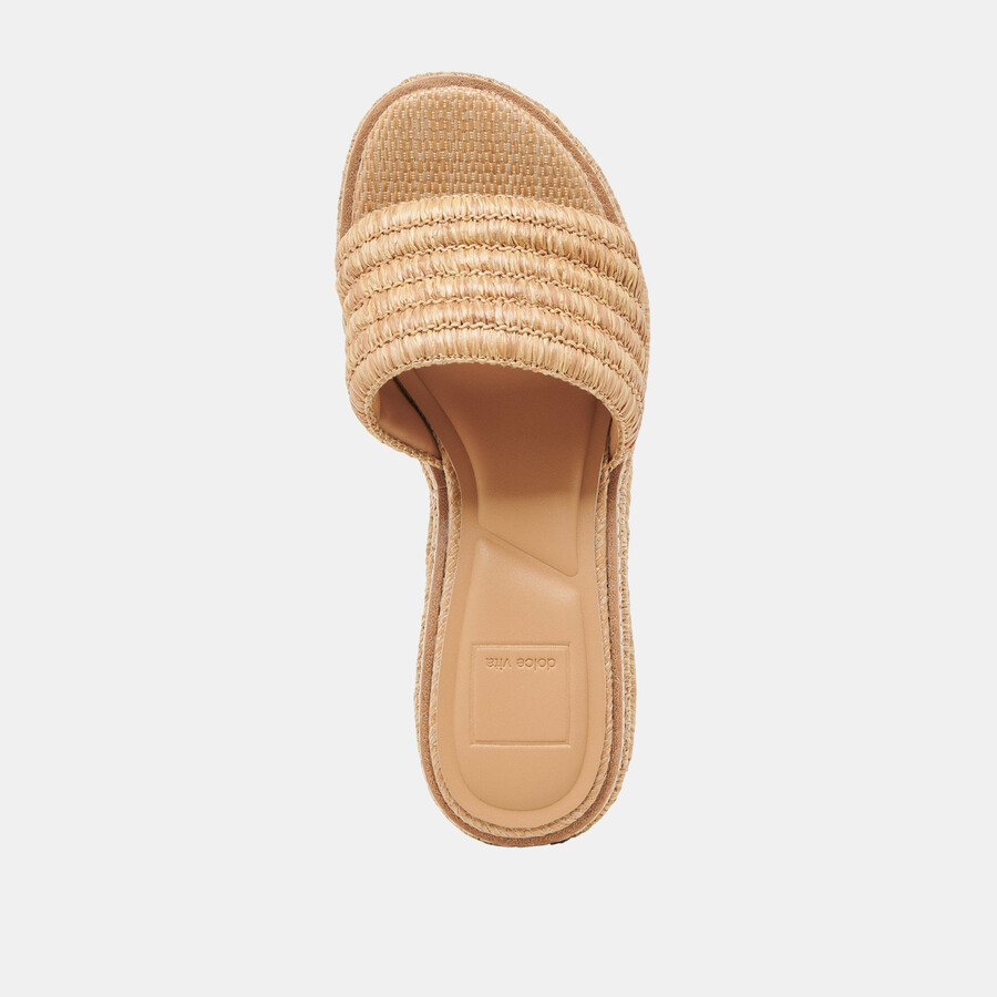 thronkeile aus hellem naturraffia