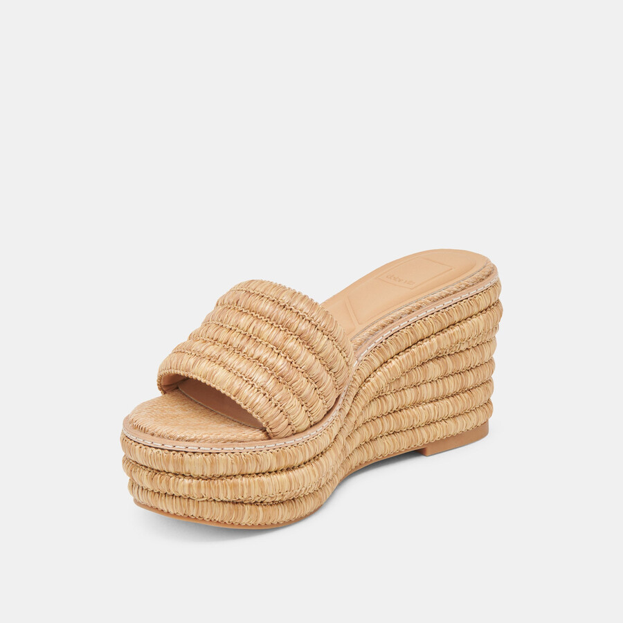 thronkeile aus hellem naturraffia