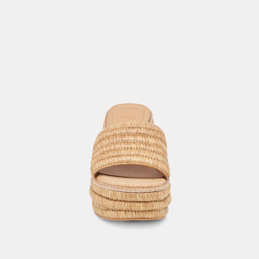 thronkeile aus hellem naturraffia