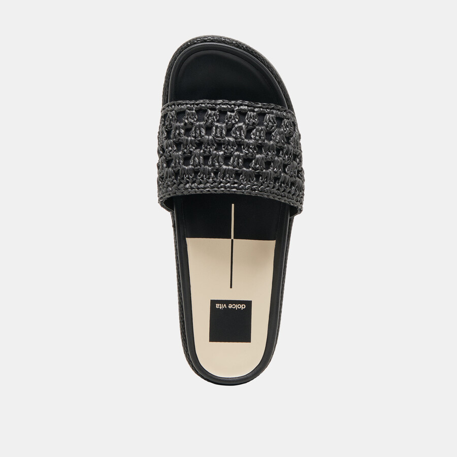 sidona sandalen onyx raffia