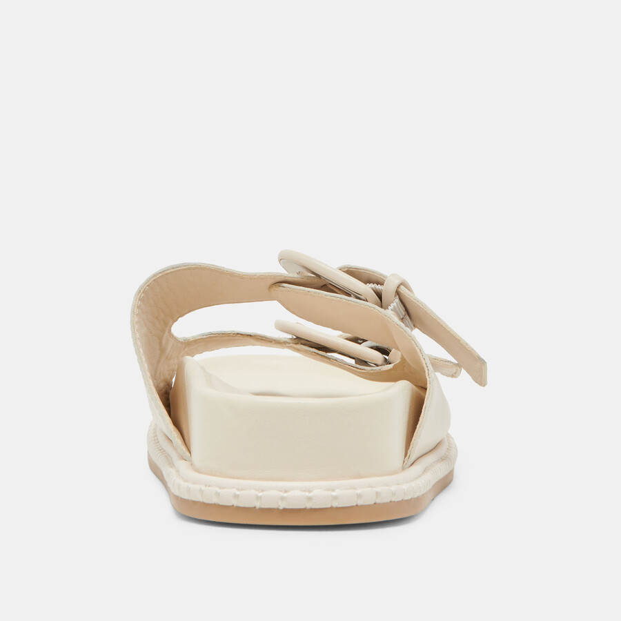 shauny sandalen aus knochenleder