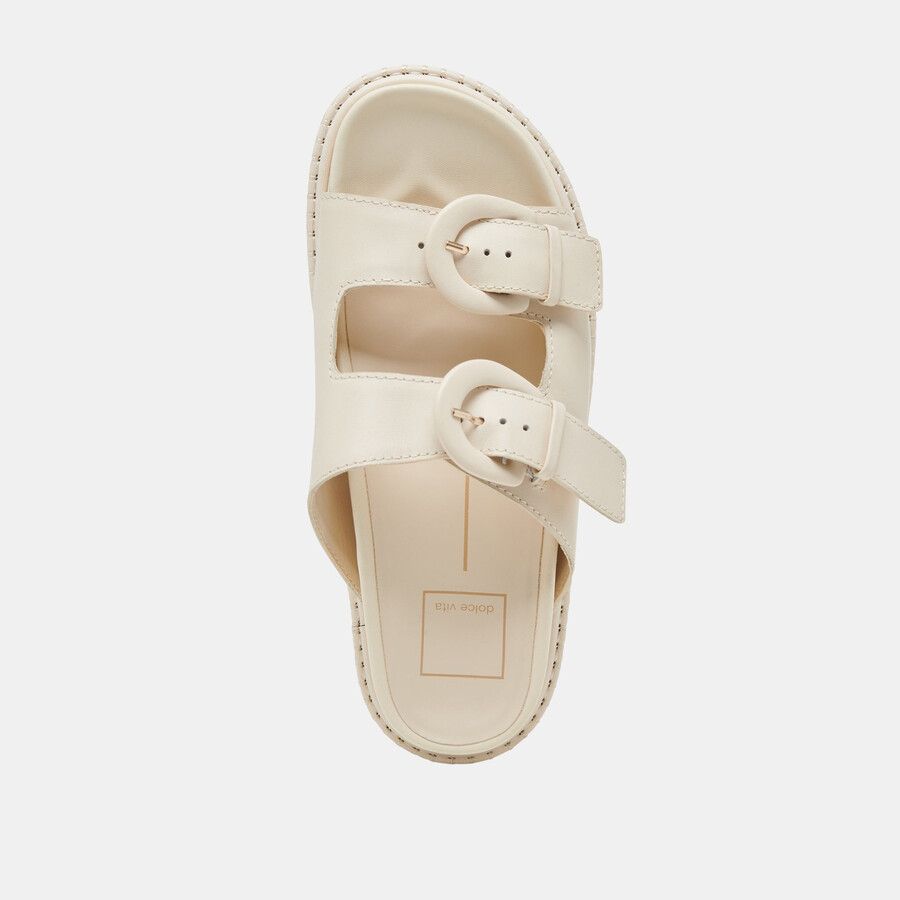 shauny sandalen aus knochenleder