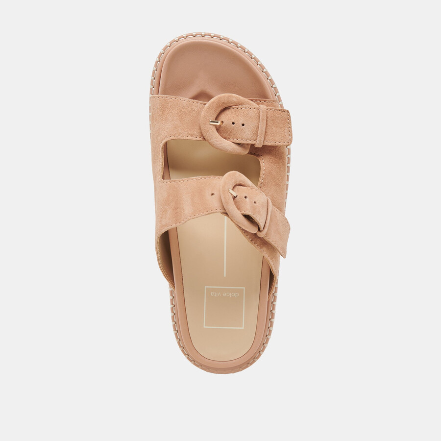 shauny sandalen toffee wildleder