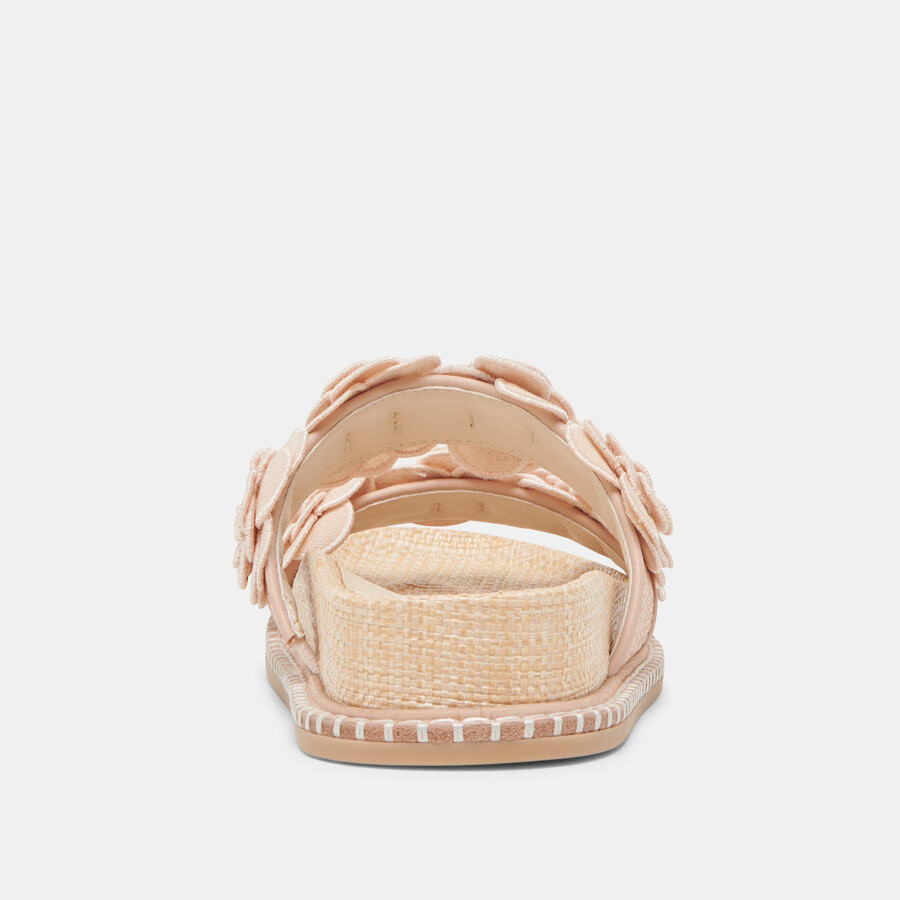 sherla sandalen praline raffia