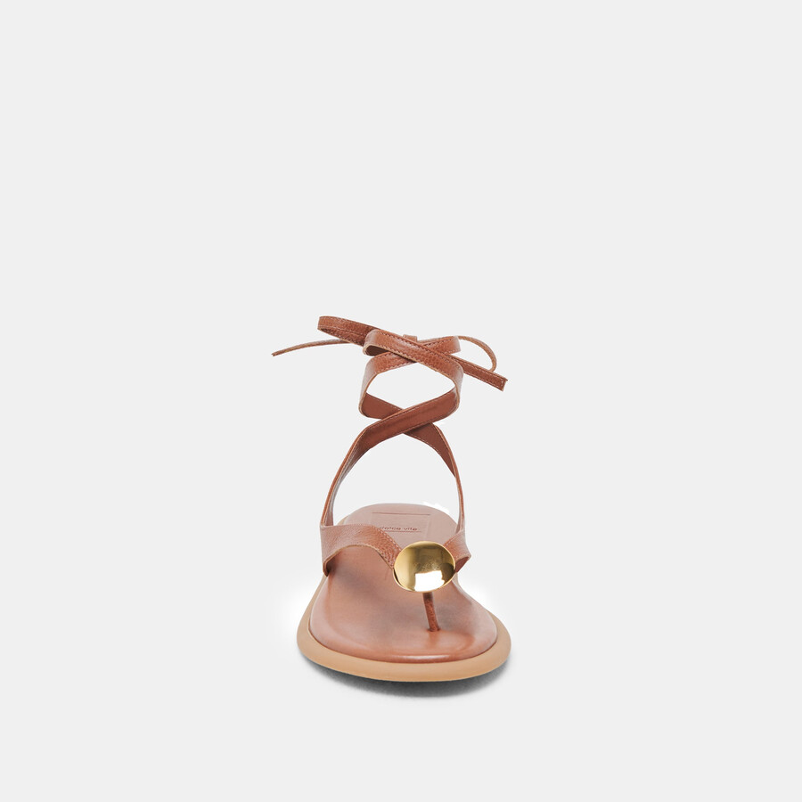 judy sandalen cognac leder