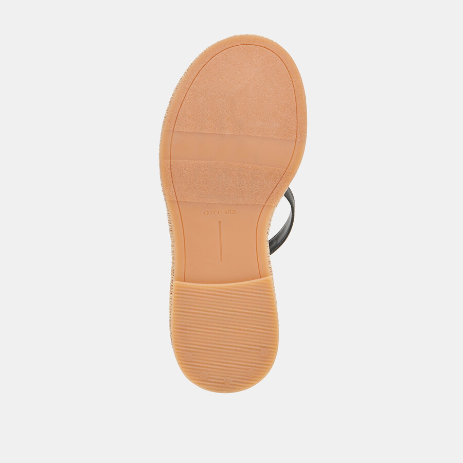 wriley sandalen schwarz gewebtes raffia