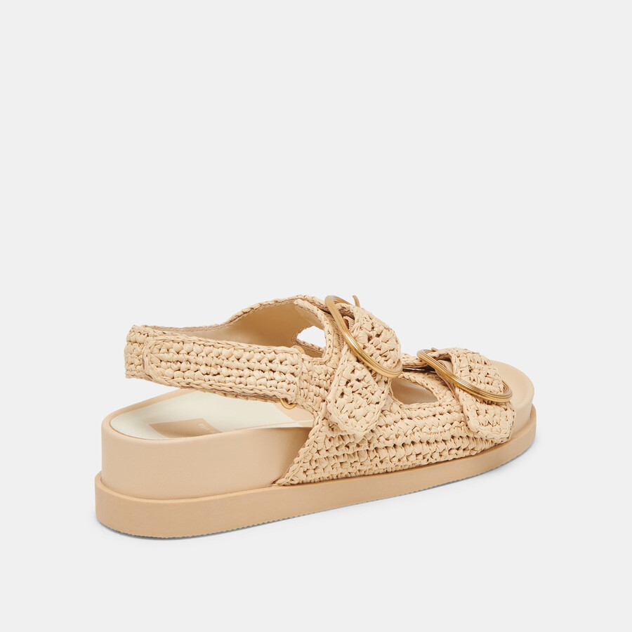 starla häkelsandalen aus naturstrick