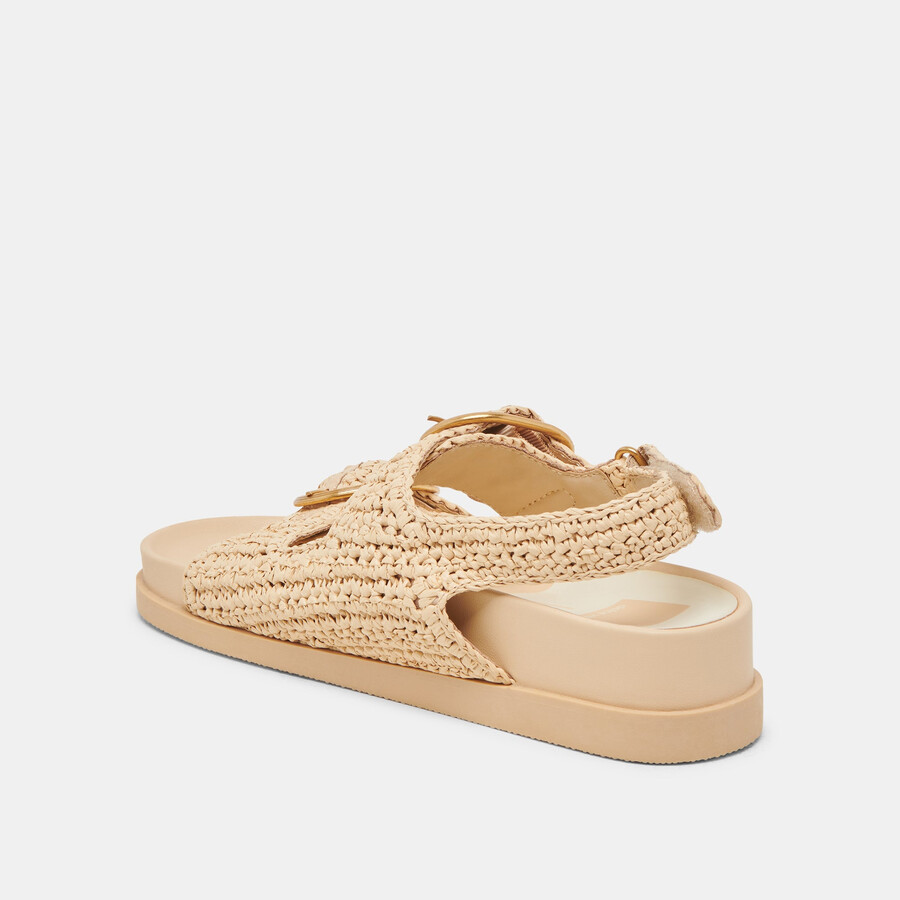 starla häkelsandalen aus naturstrick