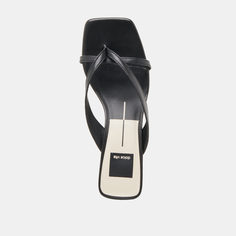brevel heels aus onyxleder