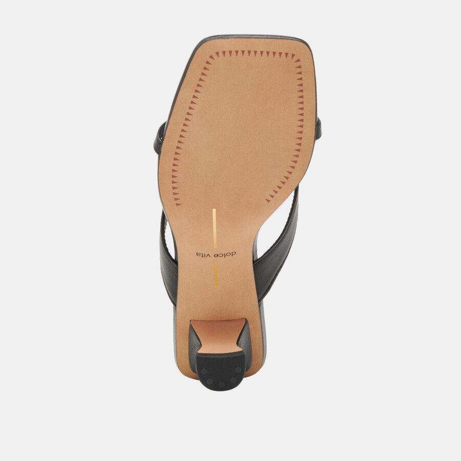 brevel heels aus onyxleder