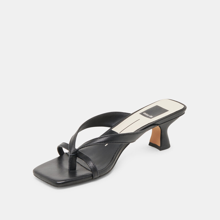 brevel heels aus onyxleder