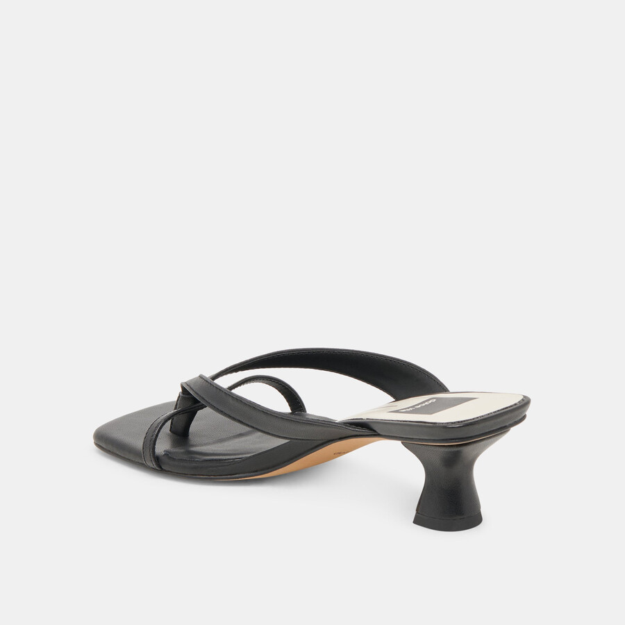 brevel heels aus onyxleder
