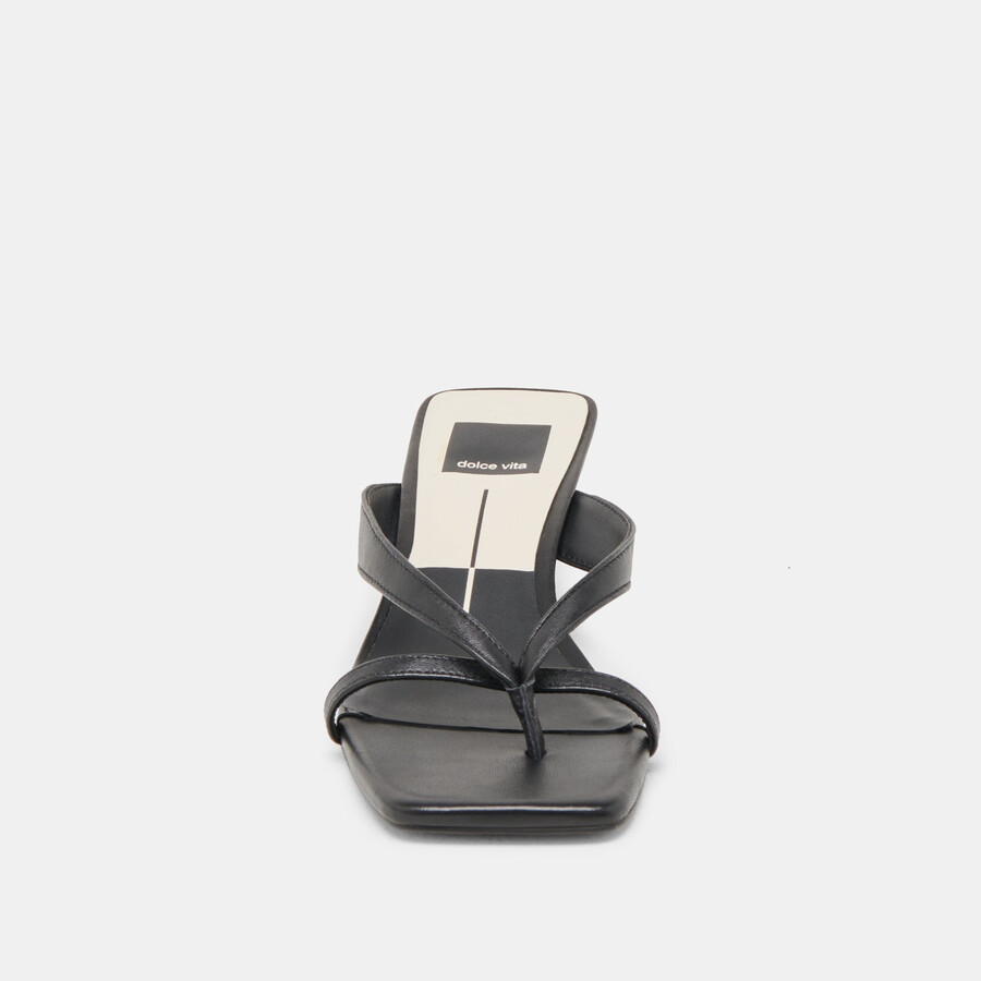 brevel heels aus onyxleder