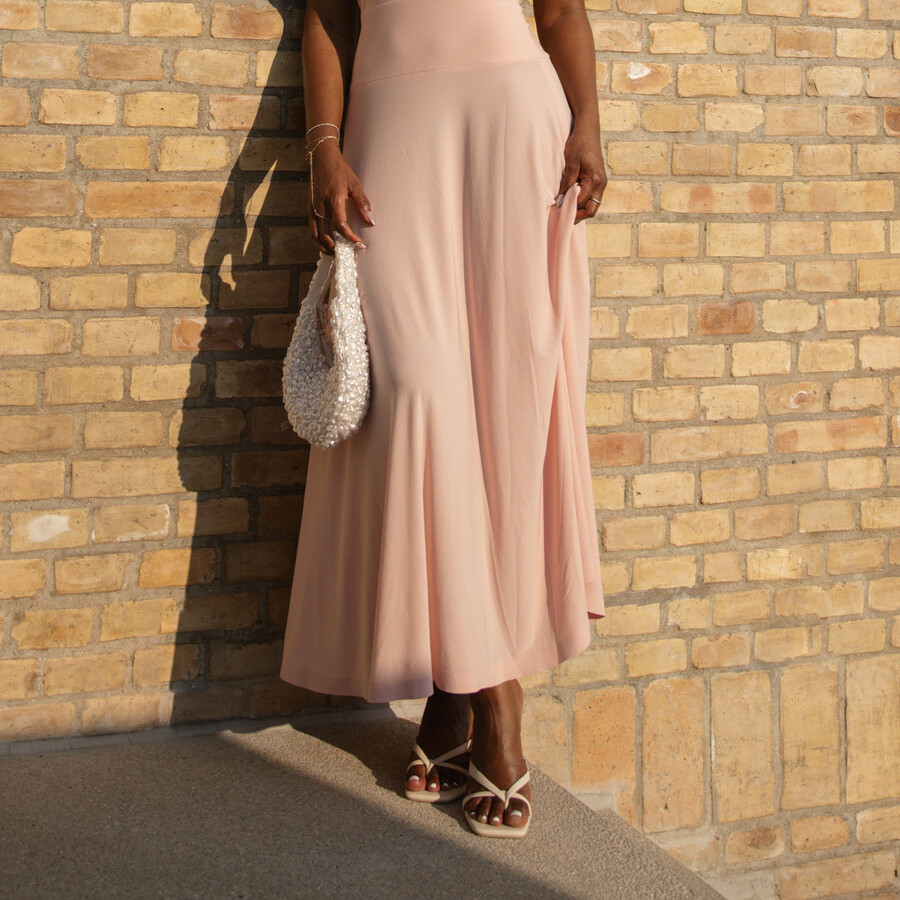 brevel heels aus cremefarbenem leder