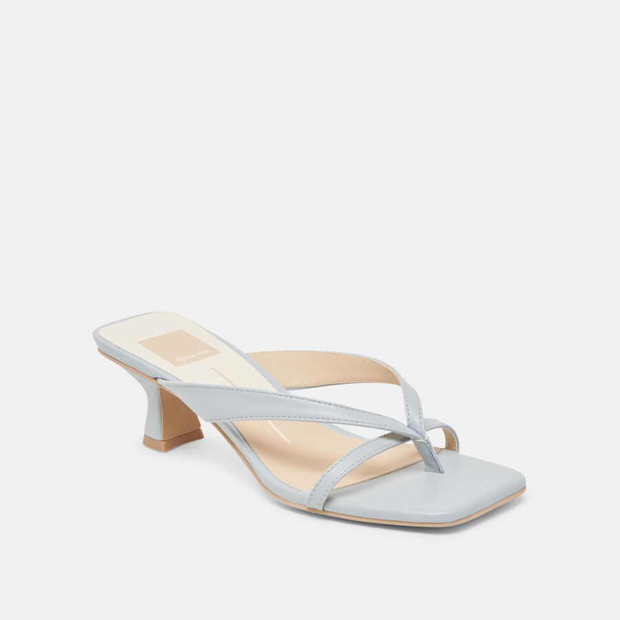 brevel heels hellblaues leder