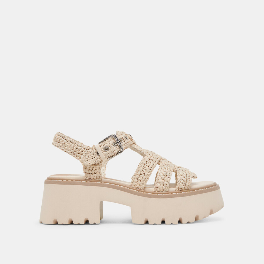 latice sandalen haferflockenstrick