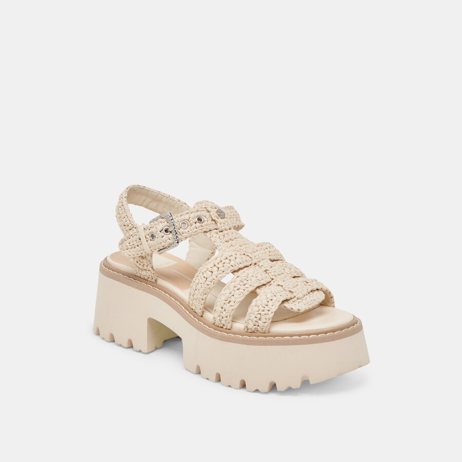 latice sandalen haferflockenstrick