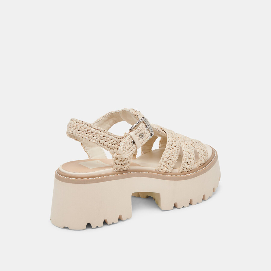 latice sandalen haferflockenstrick