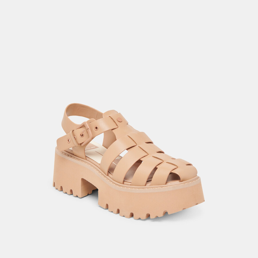 lasly tonale sandalen café leder