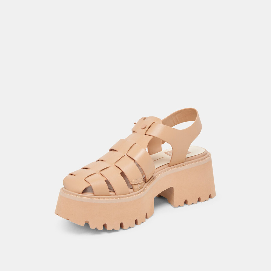 lasly tonale sandalen café leder