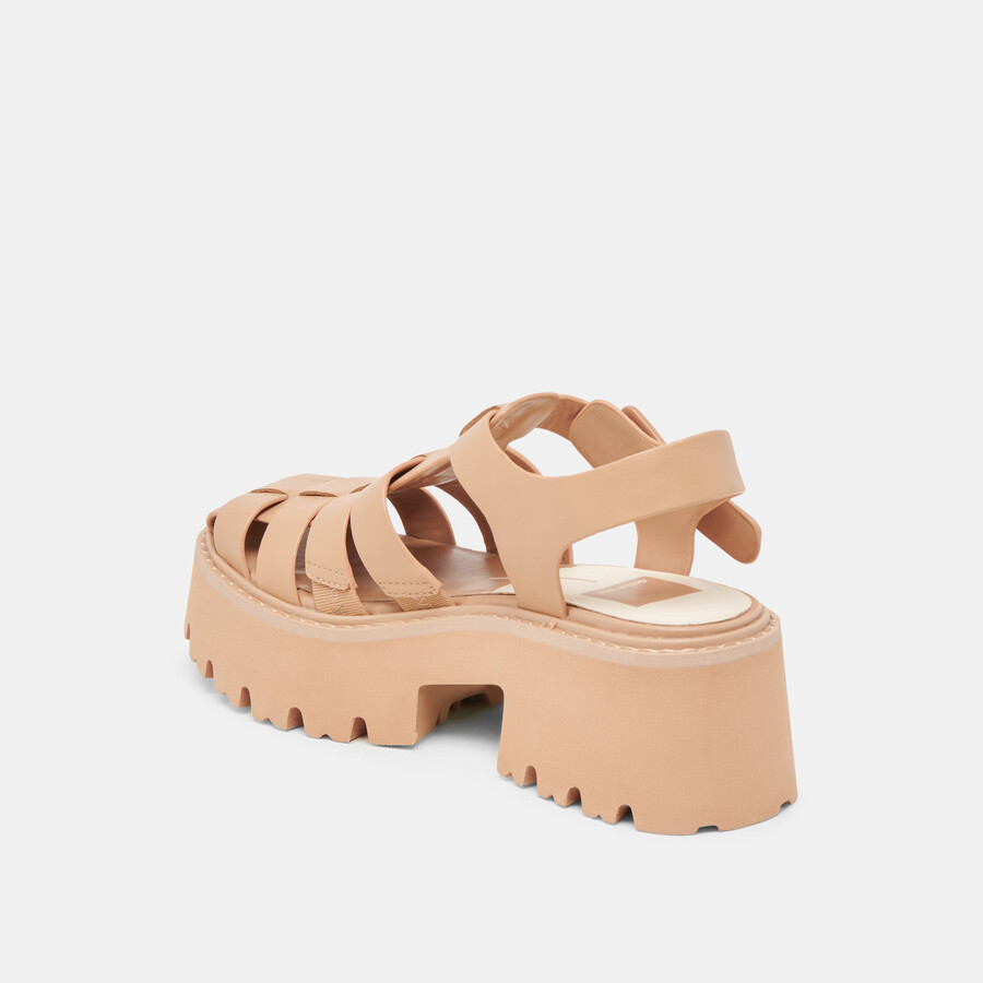 lasly tonale sandalen café leder