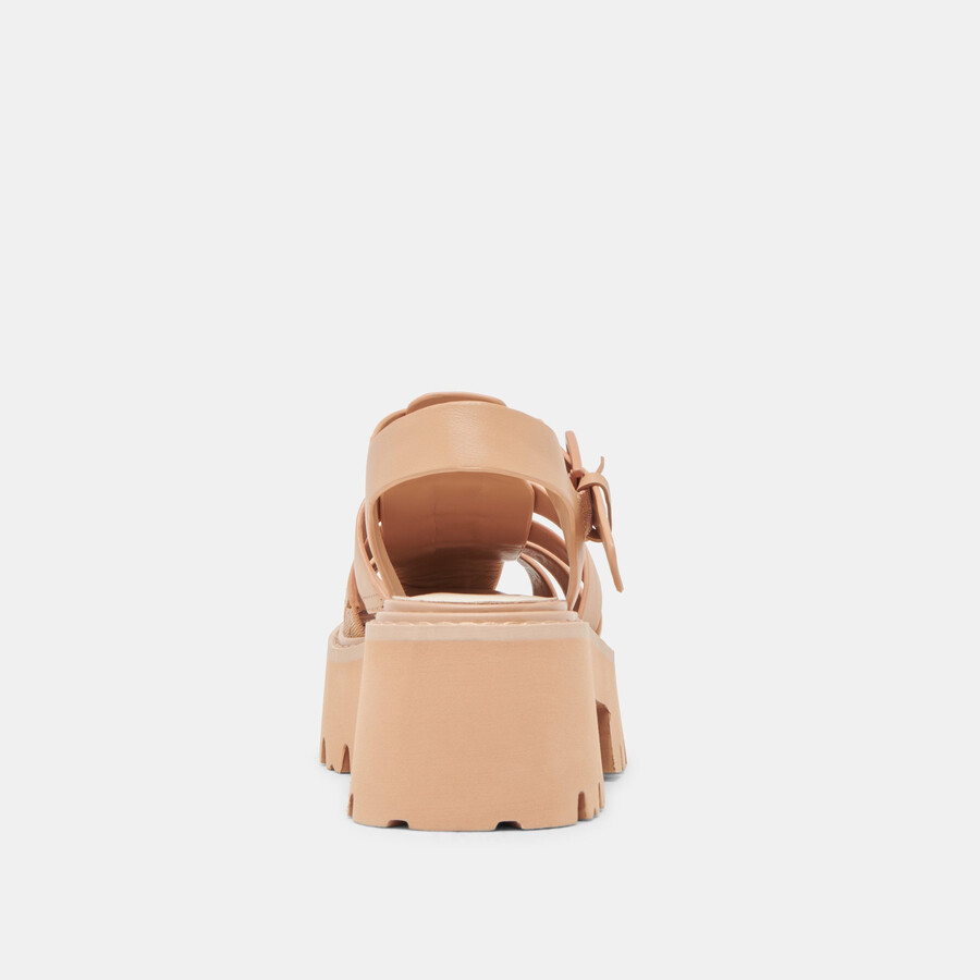 lasly tonale sandalen café leder