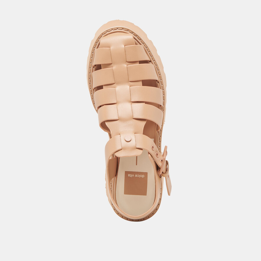 lasly tonale sandalen café leder