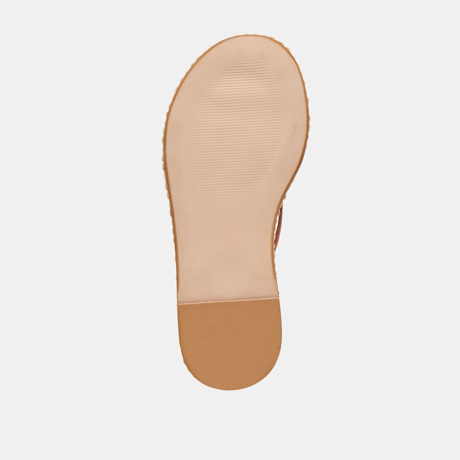 cove sandalen aus braunem leder