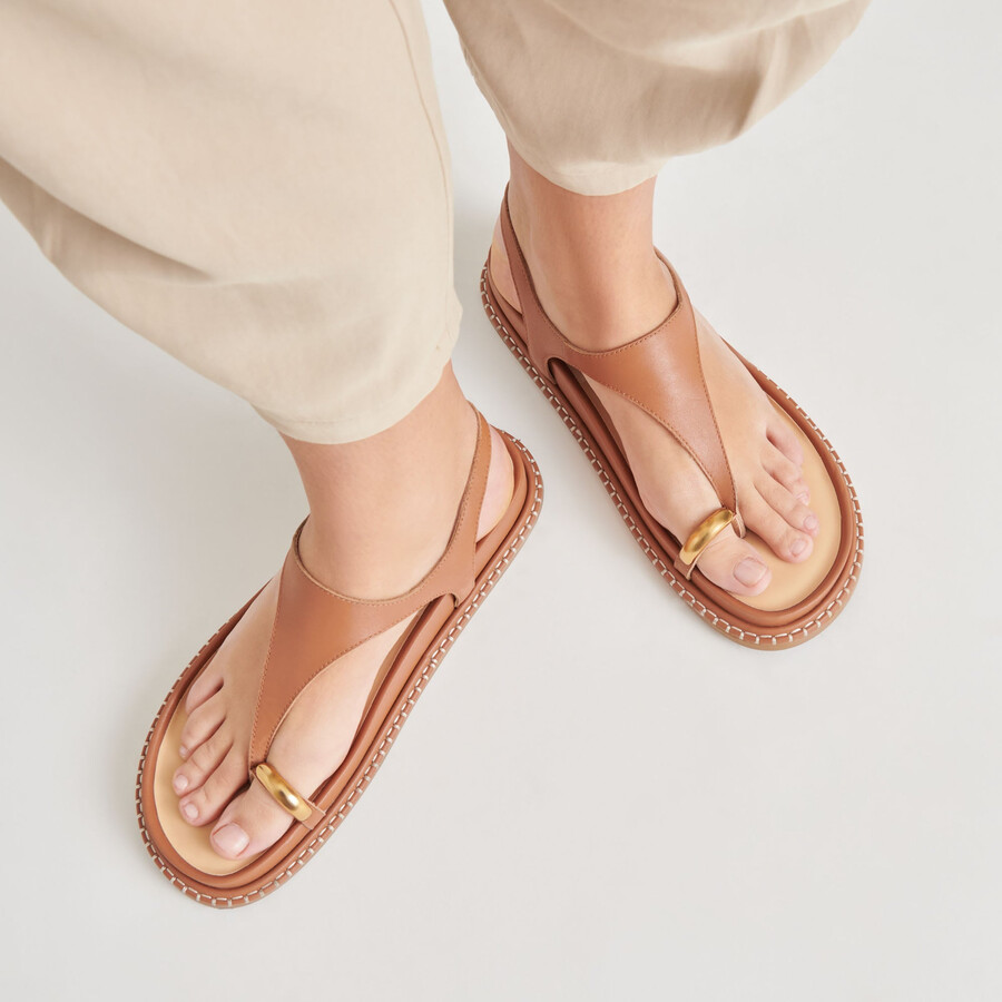 stefan sandalen sattelleder