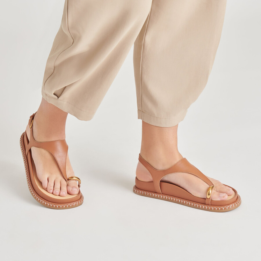 stefan sandalen sattelleder