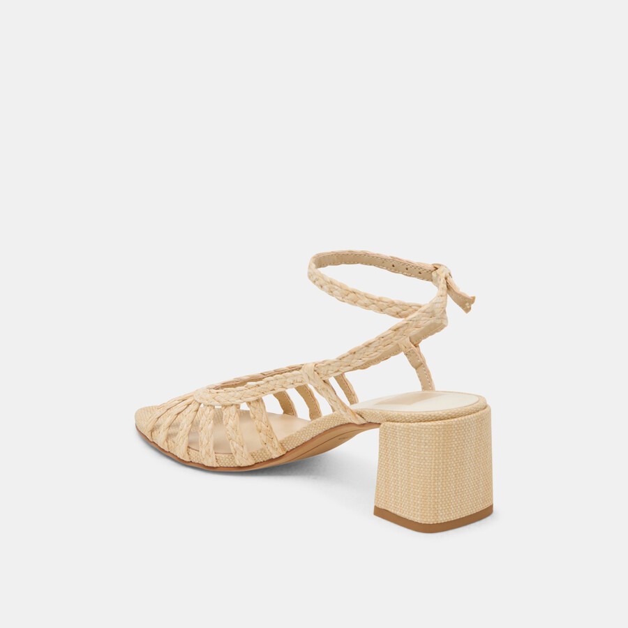 yasmin heels naturraffia