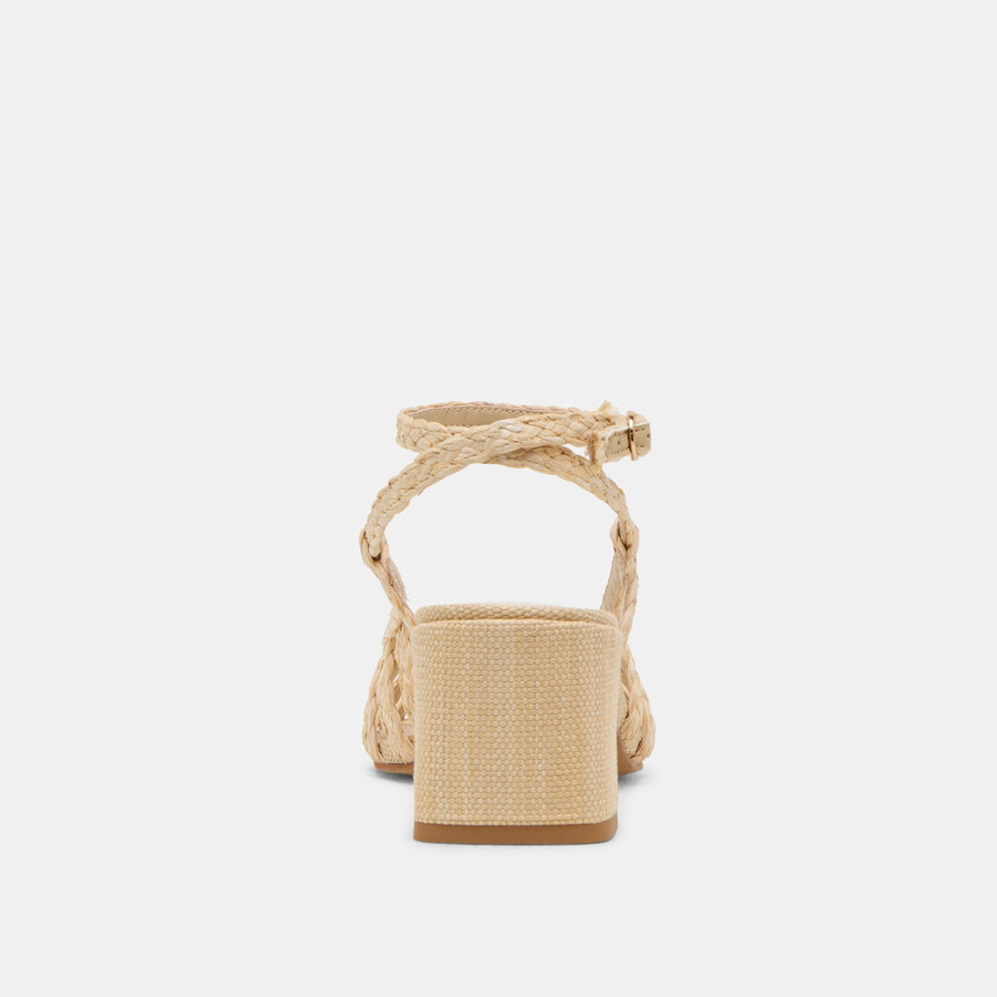 yasmin heels naturraffia