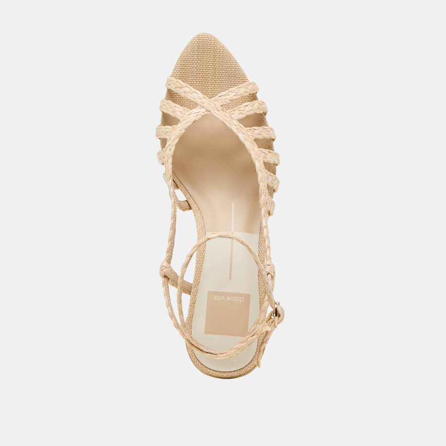yasmin heels naturraffia