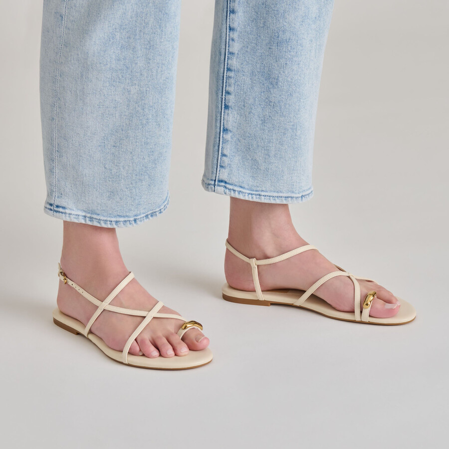 kesha sandalen aus knochenleder