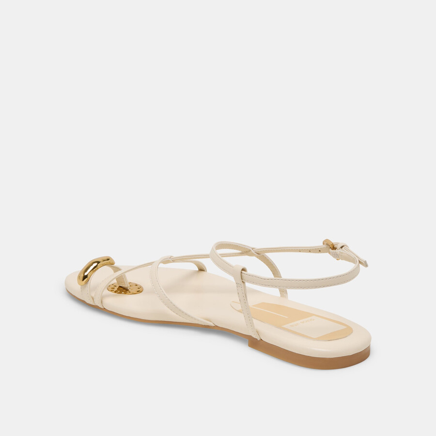 kesha sandalen aus knochenleder