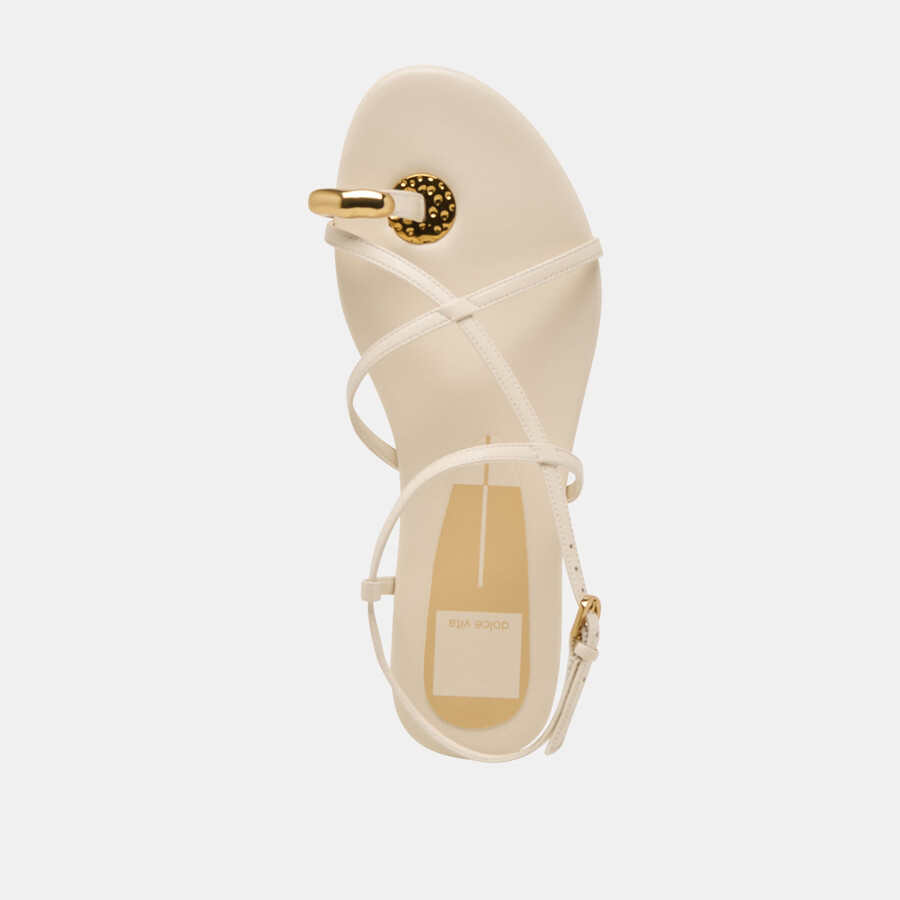 kesha sandalen aus knochenleder