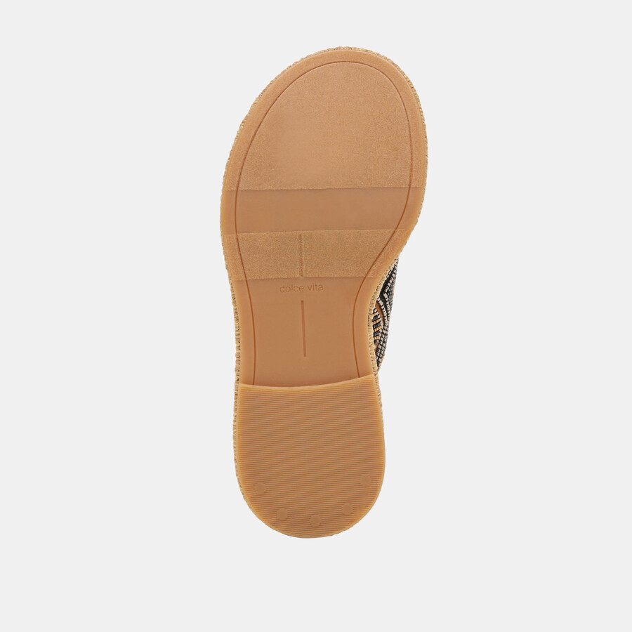 wixie sandalen schwarz mit verschiedenen perlen