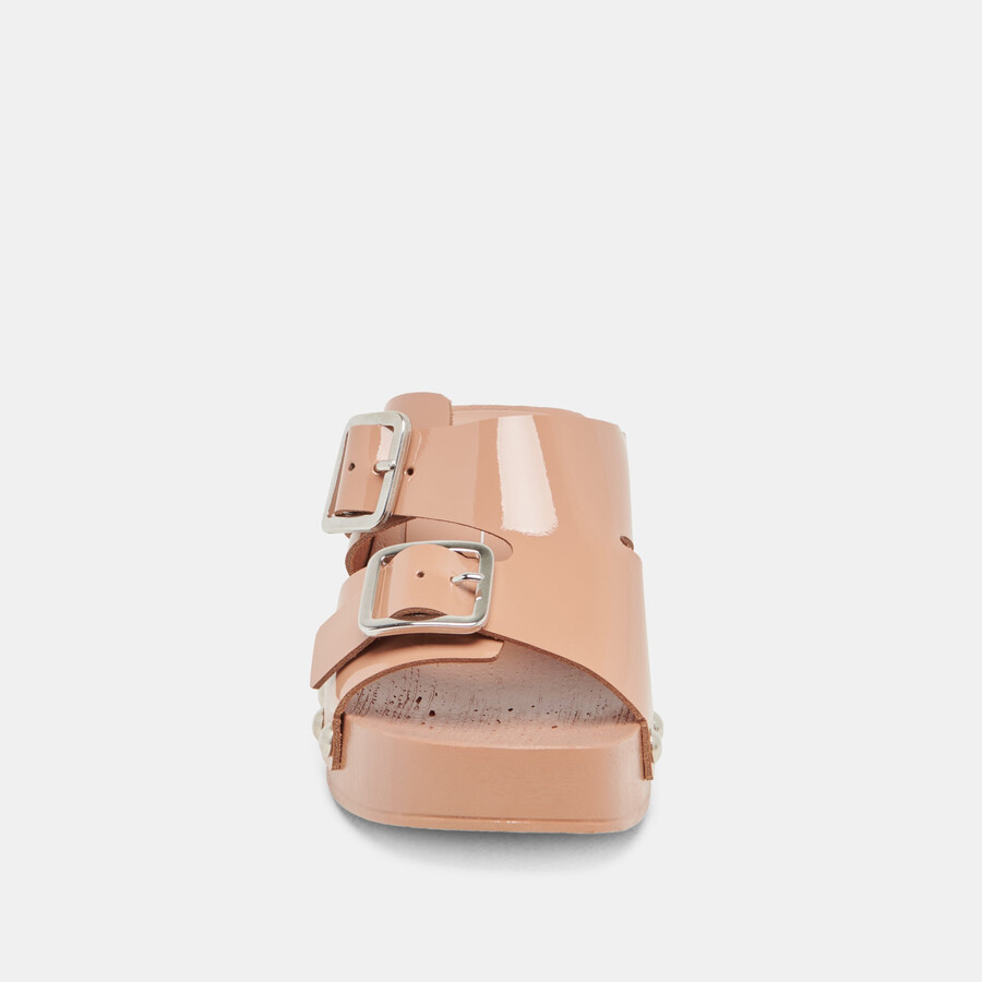 melody heels aus hellbraunem leder