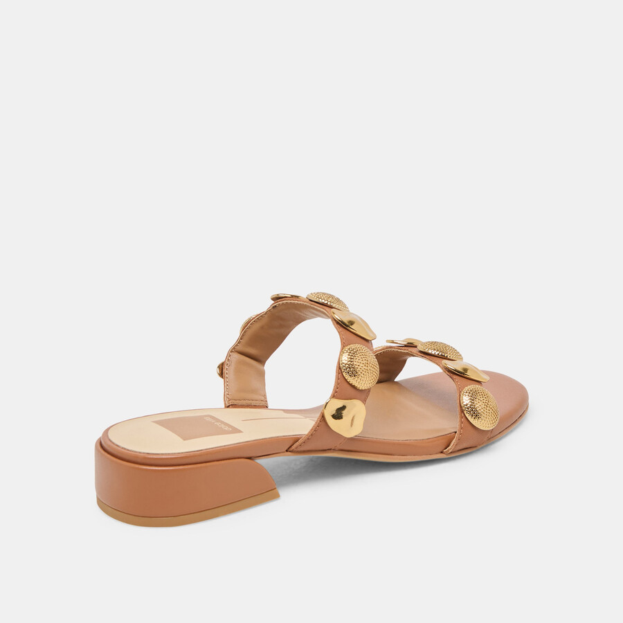farrow sandalen sattelleder