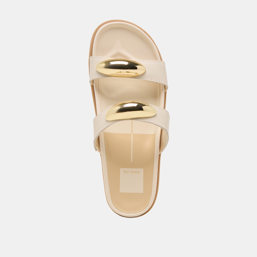 satine sandalen aus knochenleder