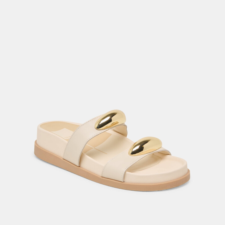 satine sandalen aus knochenleder