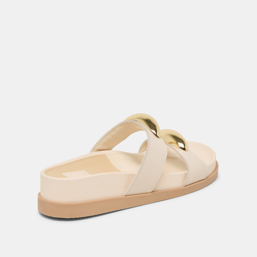 satine sandalen aus knochenleder