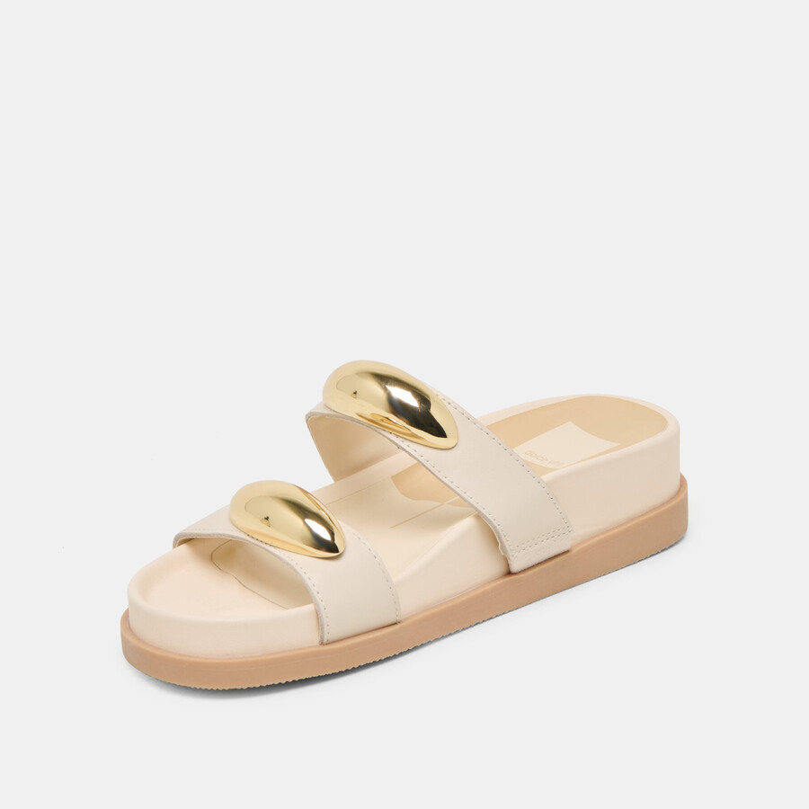 satine sandalen aus knochenleder