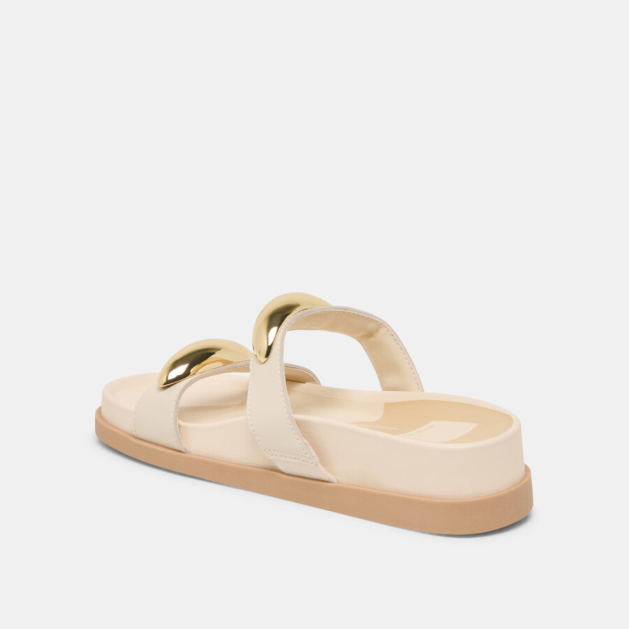 satine sandalen aus knochenleder