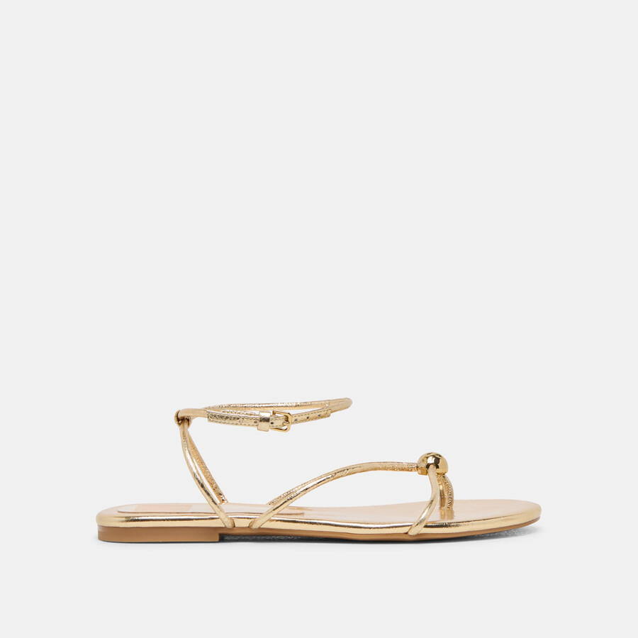 kenley sandalen gold leder